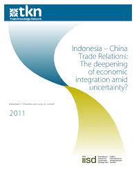 The china and malaysia's relationship officially starts in 1974 that acts as the turning point to a better relationship in various field for both side. Pdf Indonesia China Trade Relations The Deepening Of Economic Integration Amid Uncertainty
