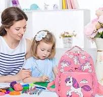 Gujey Kinderrucksack Mädchen, Einhorn Rucksack Mädchen Niedlich  Wasserabweisend Vorschule Kinder Rucksack für Kindergarten Kleinkind  Rucksack mit ...