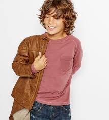 Image 1 Of Faux Leather Biker Jacket From Zara Boy Haircuts Long Boys Long Hairstyles Kids Hairstyles Boys