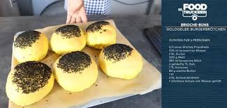 Die Foodtruckerin Rezept Fur Goldgelbe Brioche Buns Welt Rezepte Lebensmittel Essen Essen Und Trinken