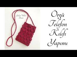 Orgu Telefon Kilifi Yapimi Part 1 Youtube Orgu Ipad Kilifi Tig Desenleri