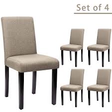 Beige Leather Dining Room Chairs