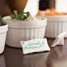 10 best place setting cards of june 2021. Porcelain Place Cards Dining And Entertaining Buffet Food Serving Piece