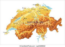 Find information about weather, road conditions, routes with driving directions, places and things to do in your destination. Switzerland Relief Map Highly Detailed Physical Map Of Switzerland In Vector Format With All The Relief Forms Regions And Canstock