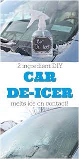2 Ingredient Homemade Car De Icer Spray Removes Ice In Seconds Mom 4 Real Diy Cleaning Products Deicer Spray Deep Cleaning Tips
