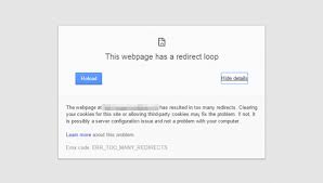 How To Fix Webpage Has A Redirect Loop In Chrome Support Com