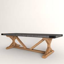 Rated 5 out of 5 stars. Salvaged Wood Concrete X Base Rectangular Dining Table 3d Model 18 Fbx Max Free3d