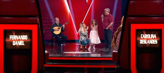 The voice is an international reality television singing competition franchise. The Voice Kids Carolina Deslandes Abandona Estudio Em Lagrimas Apos Atuacao De Menina Com Avo