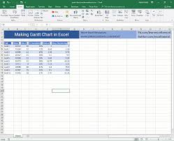 Gantt Chart In Excel How To Free Template Online Gantt