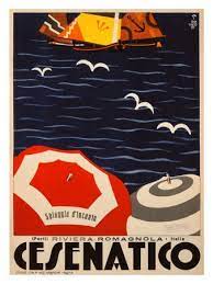 Cesenatico Giclee Print By Retrosi At Allposters Com Vintage Poster Art Vintage Italian Posters Poster Art