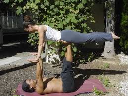 Get Physical Airplane Pose Partner Yoga Poses Couples Yoga Partner Yoga