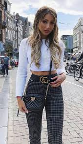 Black And White Plaid Pants Outfit Ideas Pin By Esi Braimah On Glo Up Goddess Casual Winter Outfits Trendy Outfits Winter Cool Outfits