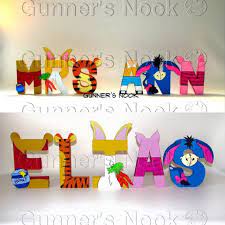 5 out of 5 stars. Winnie The Pooh Letters Price Per Letter Custom Nursery Letters Winnie The Pooh Themes Winnie The Pooh