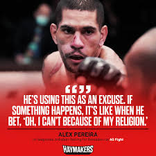 Alex Pereira thinks Ankalaev is already making excuses. But Ankalaev says  he'll adjust his fasting to make weight for UFC 313 Quote via @ag.fight