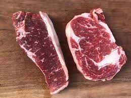 Comparatively, ribeye steaks are fattier, as they're cut from the rib primal area. New York Strip Vs Ribeye Two Premium Steaks With One Big Difference