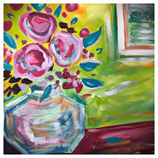 Enjoying Painting These Abundant Everlasting Bloom Canvases Ready For St Vincent S Hospital In Brisbane They Never Wilt Art Australian Art Support Artists