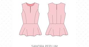 Download and print these 10 free sewing patterns pdf files and get started creating the handmade closet your excited about. Top Con Peplum De Spit Up Stilettos Pdf Peplum Top Pattern Peplum Dress Pattern Peplum Top Diy