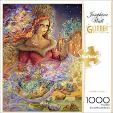Glitter / shimmer / foil puzzles jigsaw puzzle. Josephine Wall Power Of Magic Glitter Edition 1000 Piece Jigsaw Puzzle In 2021 Josephine Wall Surreal Scenes Buffalo Games