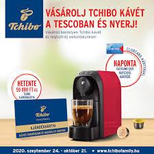 Tchibo Magyarország - Ne maradj le, vásárolj most Tchibo kávét a Tescoban  és nyerj! 🍀 👉 http://bit.ly/tchibo_nyeremenytesco Vásárolj 1 db bármilyen  Tchibo kávét a Tescoban és töltsd fel a blokk kódját a