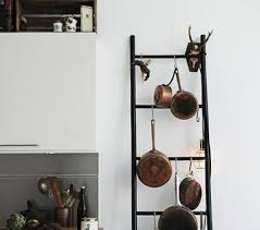 Etagere Echelle Plus De 65 Idees En Images Archzine Fr Idees De Decor Rangement De Cuisine Diy Decoration Cuisine
