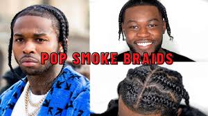 #popsmoke #braids follow me on social media facebook: Pop Smoke Braids Zip Zag Easy Hairstyle For Black Men Youtube