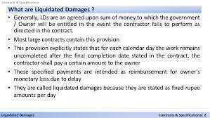 Such damages are effective and. Liquidated Damages Contracts