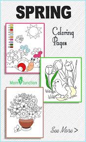 Mix together cold and warm colors, dark and bright. Top 35 Free Printable Spring Coloring Pages Online Spring Coloring Pages Spring Coloring Sheets Coloring Pages