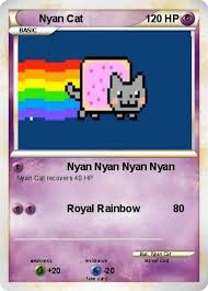 Many of these creatures share similarities or their designs were inspired by real animals. Nyan Cat Pokemon Card By Xmsb On Deviantart