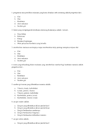 Langsung saja kita ke soalnya, soal terdiri dari 20 soal pg (pilihan ganda) 1. Soal Materi Gizi Mineral Mikro Jawabanku Id