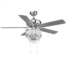 Unlike other light kits that. 52 Crystal Ceiling Fan Lamp W 5 Reversible Blades Ceiling Light Fixtures Lighting Fixtures Lighting Home Garden