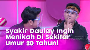 Alhamdulillah hari ini syakir daulay upload video lagu yang berjudul aisyah istri rasulullah. Syakir Daulay Ingin Menikah Di Umur 20an Brownis 12 10 20 P3 Youtube