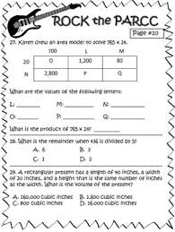 Parcc Njsla Like Test Prep 5th Grade Math 5th Grade Math Test Prep Parcc