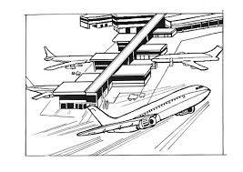 When the online coloring page has loaded, select a color and start clicking on the picture to color it in. Coloring Page Airport Free Printable Coloring Pages Img 9534