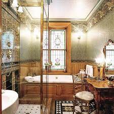 This Victorian Bathroom From A 1894 Manhattan Brownstone Is The Epitome Of Luxury To Get The Look T Victorian Bathroom Modern Bathroom Lighting Lighting Plan