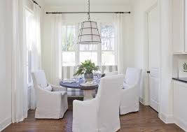Here are some examples of cottage style kitchen hopefully with the existence of this video can add your cottage style ideas and interior design. Cottage Dining Nook With Gray Striped Banquette Sofa Cottage Dining Room