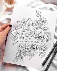 Mandala Flower Floral Tattoo Design Laurenceveillx Mandala Hip Tattoo Floral Tattoo Design Hip Tattoo