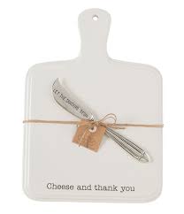 I loved cheese and immediately noticed that much of the vegan cheeze available was missing the mark on flavor or texture. Mud Pie Bistro Cheese And Thank You Cheese Paddle Board With Spreader Dillard S