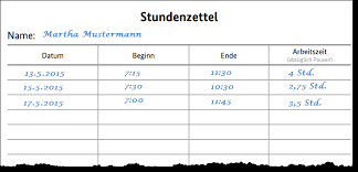 Zur auswahl stehen stundenzettel excel und word sowie pdf. Mindestlohn Aufzeichnungen Mogliche Pflichten Orgamax