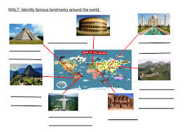 Also, know the location of wonders like pyramid of giza, christ the redeemer, chichen itza, taj mahal, colosseum, great wall of china, machu picchu etc. 7 New Wonders Of The World Teaching Resources