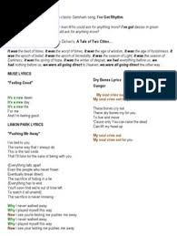 Lyrics for good little soldiers by planet p project. Anaphora In Song Lyrics