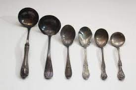 Antique vintage silverware, silverplate serving pieces and silver tableware. Antique Silverware Sets Silverplate Patterns And Vintage Stainless Steel Silverware