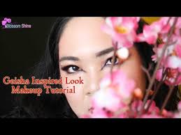 geisha inspired makeup tutorial