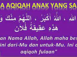 Doa Aqiqah Anak Perempuan Dan Laki Laki Yang Sahih Sesuai Sunnah