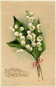 Lily of the valley pattern greeting card. Card Making With Paper Flowers Novocom Top