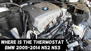 Where Is The Thermostat On Bmw N52 N53 Engine 2005 2014 Youtube