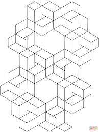 Illusions work perceptual boundaries, changing a colour's appearance by changing a background. Optical Illusion 11 Coloring Page Free Printable Coloring Pages Geometric Coloring Pages Optical Illusions Coloring Pages