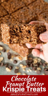 Chocolate Peanut Butter Rice Krispies Treats Delicious Chocolate Rice Krispie T Chocolate Rice Krispie Treats Rice Krispy Treats Recipe Krispie Treats Recipe