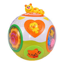 Birthday Gift Ideas For 8 Year Old Boy India Musical Ball Toy With Automatic Rotation Lights Music Animals Sound Toddler Education Baby Birthday Gifts Animal Sounds