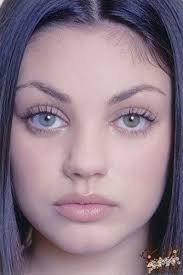 Some people think her eyes are green, others. Young Mila Kunis Eye Color Variation Shared To Groups 3 13 17 Mila Kunis Eyes Mila Kunis Eye Color Mila Kunis