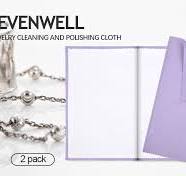 SEVENWELL Silver Polishing Cloth, Jewelry Cleaner Cloth for Sterling Silver  Jewelry, Gold, Platinum, Silverware, Diamonds, Gemstones, Coins (Purple)